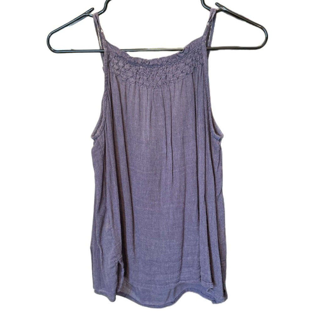 Denim & Supply Ralph Lauren Purple Camisole with Geometric embroidered Pattern - Picture 3 of 9